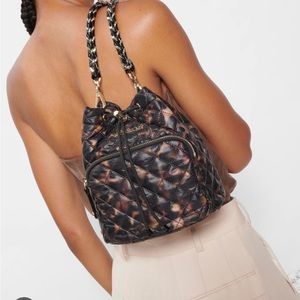 NWT - MZ Wallace Crosby bucket bag in Tortoise